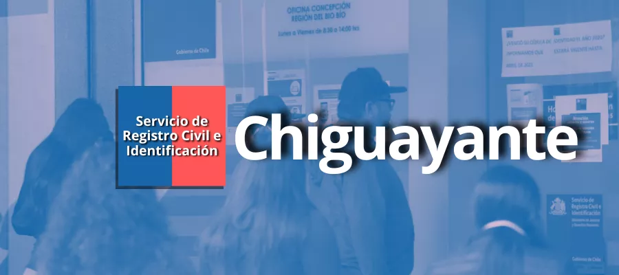 horario registro civil Chiguayante