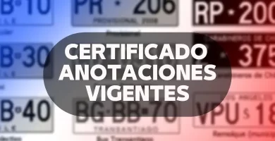 certificado de anotaciones vigentes auto moto